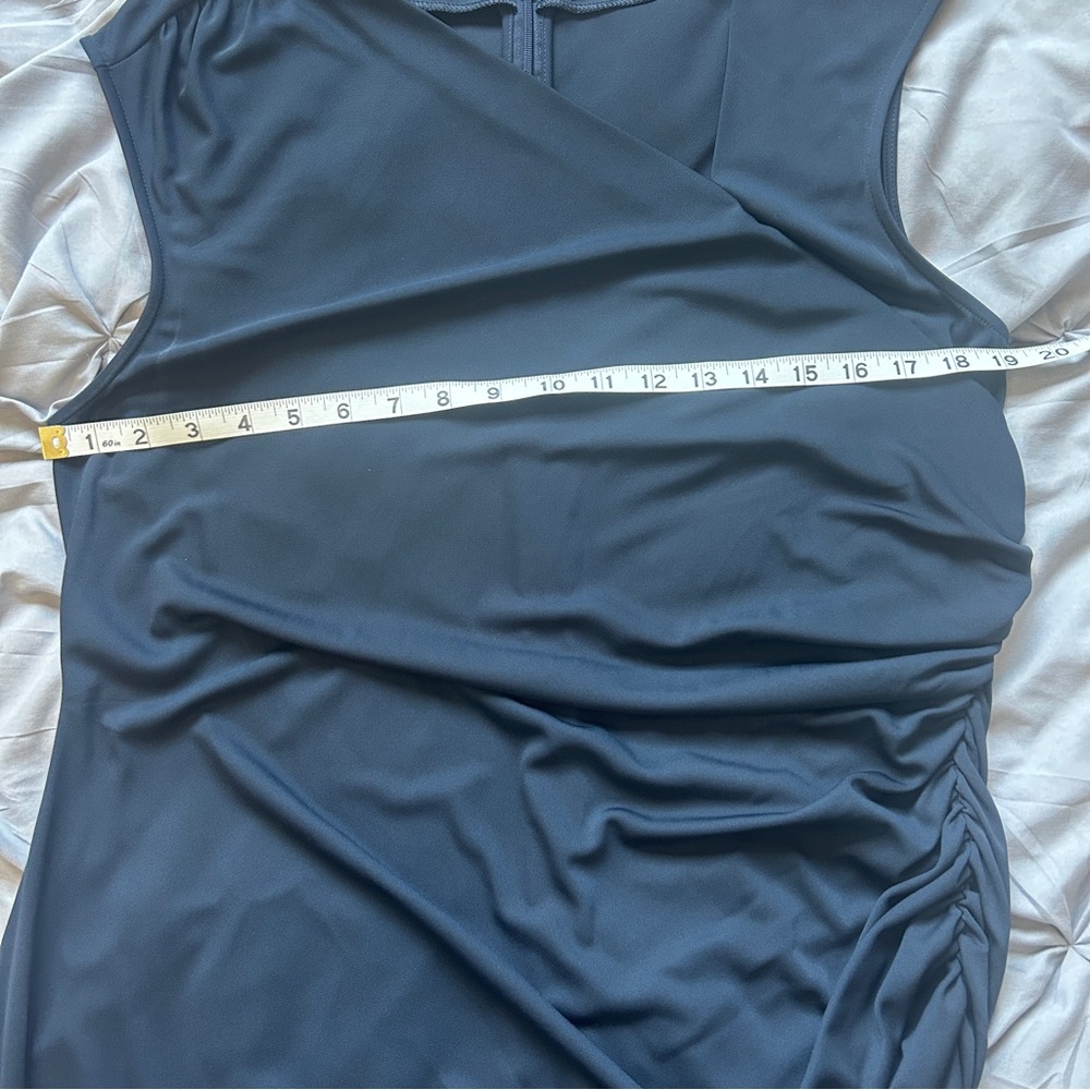 Ralph Lauren Midi Dress w/ Ruching - Picture 8 of 11